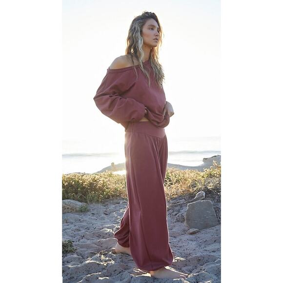 (XS) $108 FP Beach Free People Parker Set Burnt Henna - Picture 2 of 10